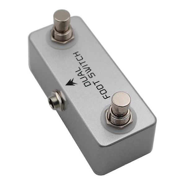 Dubbel Fotpedal Gitarrpedal Dubbel Fotomkopplare Gitarrtillbehör
