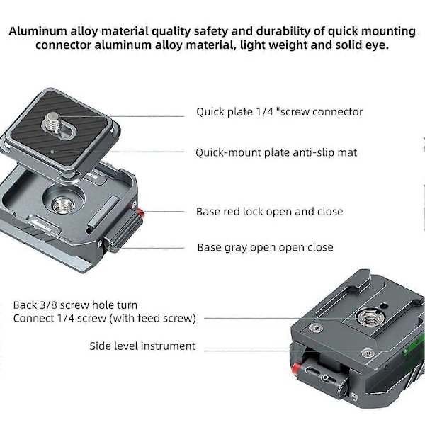 Kamera Arca Snabbkopplingskit för Dji Zhiyun Stabilisator Stativ