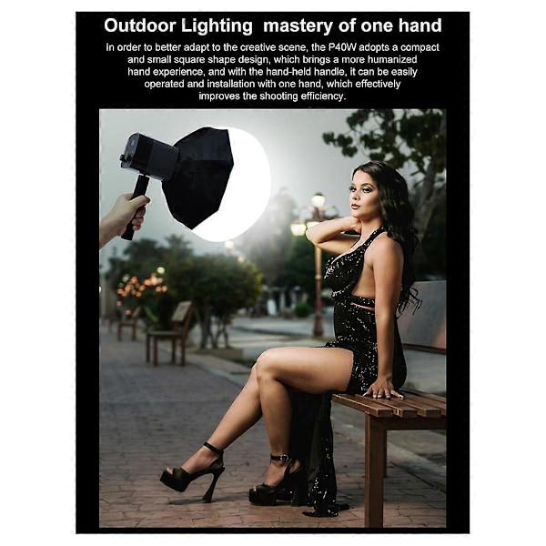LED-videovalo 40 W:n kaksivärinen COB-valokuvausstudiovalo