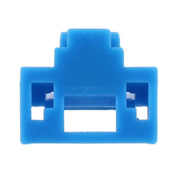 100 kpl sininen RJ45-portin pölysuoja omalla lukitusavaimella