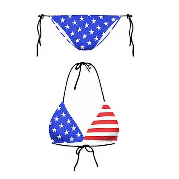 Strandsæt Kvinder USA Trekantet Badedragt G-streng Bøjle Kvinder Badetøj Badedragt Bikini Piger Strand Bikini