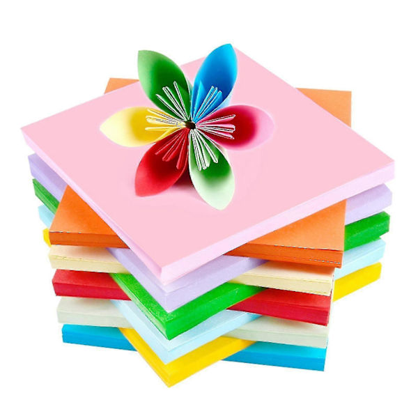 200 Ark 20 Origami För Barn Dubbelsidigt Origami Fyrkant I S 6