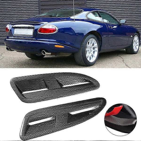 ABS Plast Huv Luftventil Bil Modifierade Delar Passar för Jaguar XKR XK8 Hydrografisk Transfertryck
