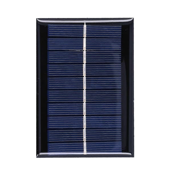 1W 5V Solpanel Polykristallint Kisel Solar Epoxiskiva för Båtar Flygplan Utomhus Solcellslampa