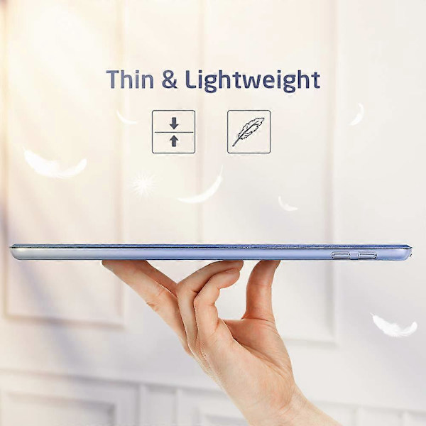 Fodral Kompatibelt Med Ipad 10.2 Fodral Ipad 7:e Generationen - Ultratunt Smart Fodral - Blå