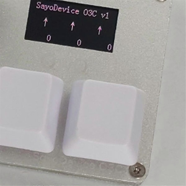 För O3C 3-knapps anodpanel magnetiskt gamingtangentbord