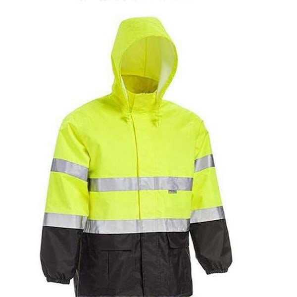 Unisex Regnset med Hög Synlighet, Jacka och Byxor med Färgblock