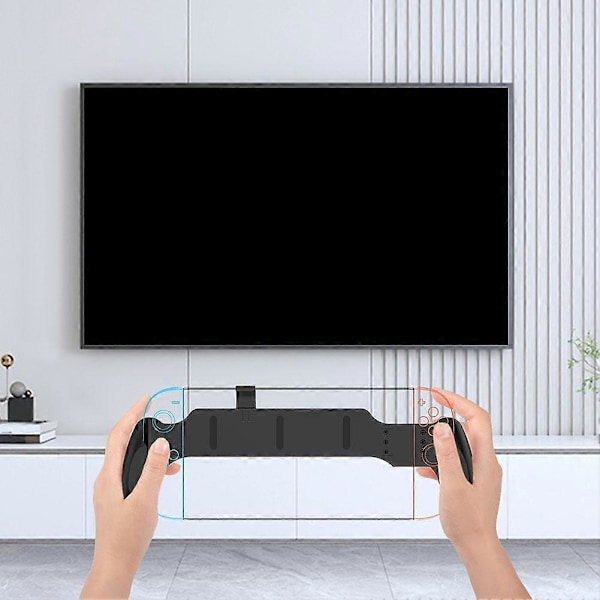 för Switch2 Portal Fodral med Ställ TPU Skyddande Skal Stöttåligt White