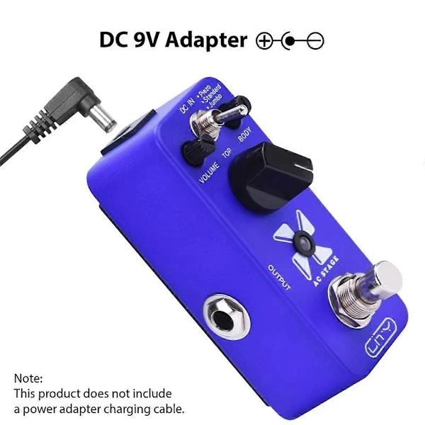 Gitarr Effekt Pedal Akustisk Simulering AC Stage Gitarr Effekt Pedal