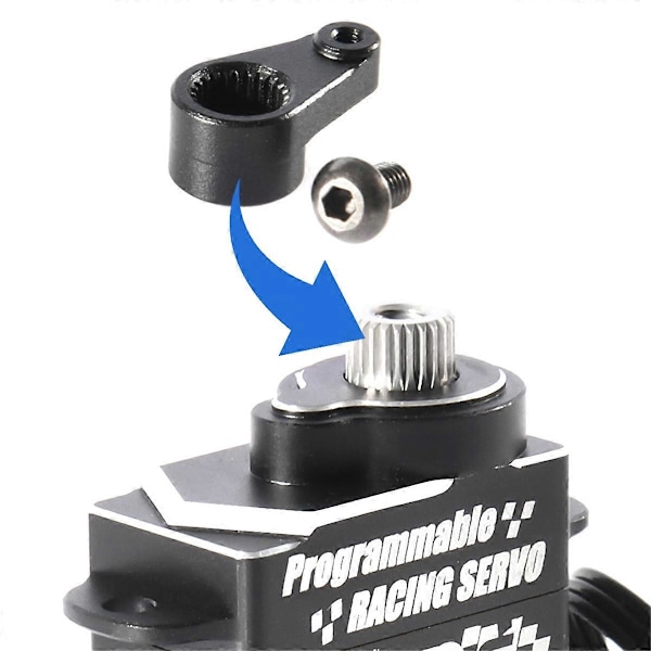 DIY Metall Styrväxelarm Driftbil för D2114 D2307 D1338