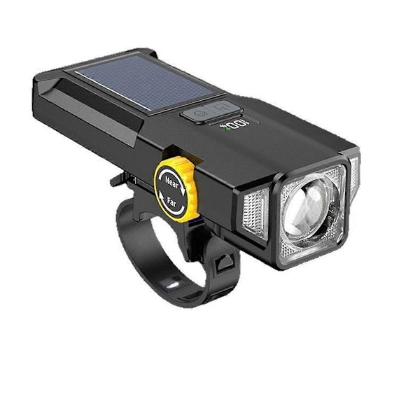 LED Cykellampa Tpye-C Laddning Cykelstyre Ficklampa