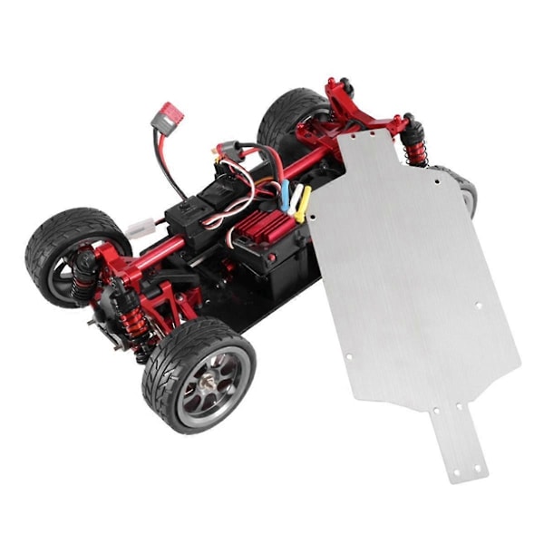 Til 1/14 14301 14302 14303 RC Bil Rustfrit Stål Base Chassis Armor Opgraderingsdele Tilbehør