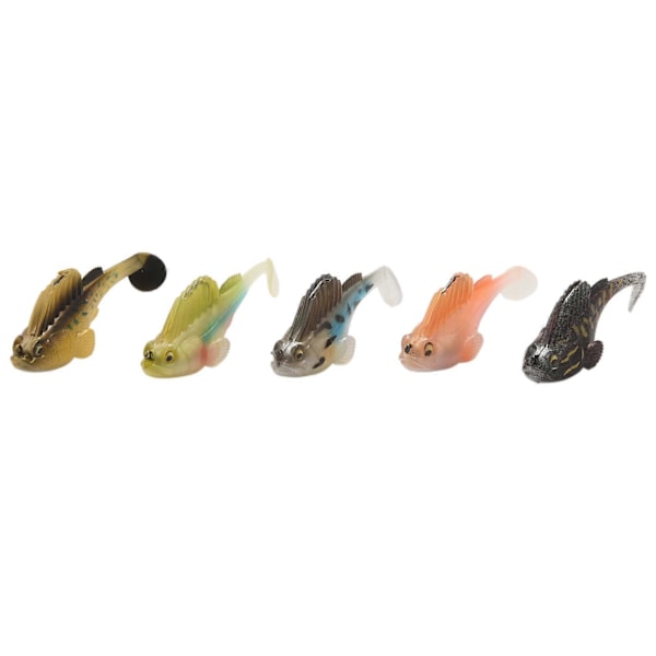Mjukt Fiske Mjukt Bete Bly Jigg Dark Sleeper Swimbaits Fiskedrag