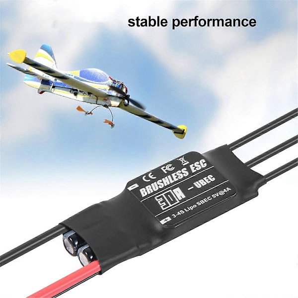 30A Harjaton ESC 2-3S Lipo RC-autolle Vene Lentokone DIY-osat