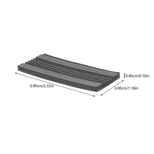 2st Bastrumma Halkskydd Gummifötter Pad Protector Professionella Bastrummattor