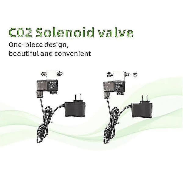 Rium Solenoidventiler Automatisk S Co2 System Regulatorventiler For Tank Dobbel Eu Plugg