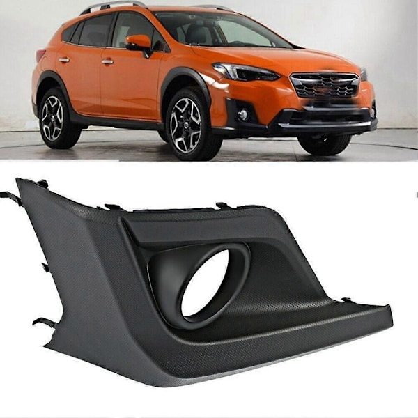 Bil ABS Svart Främre Höger Stötfångare Dimljus Ram Skydd Trim Bezel Skydd för XV Crosstrek 2018 2019 2020