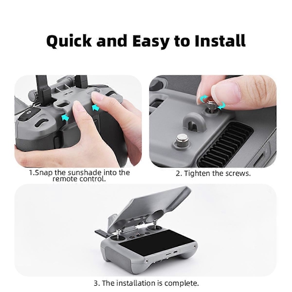 Solskydd Joystick Skärmskydd Huva Skal för RC 2