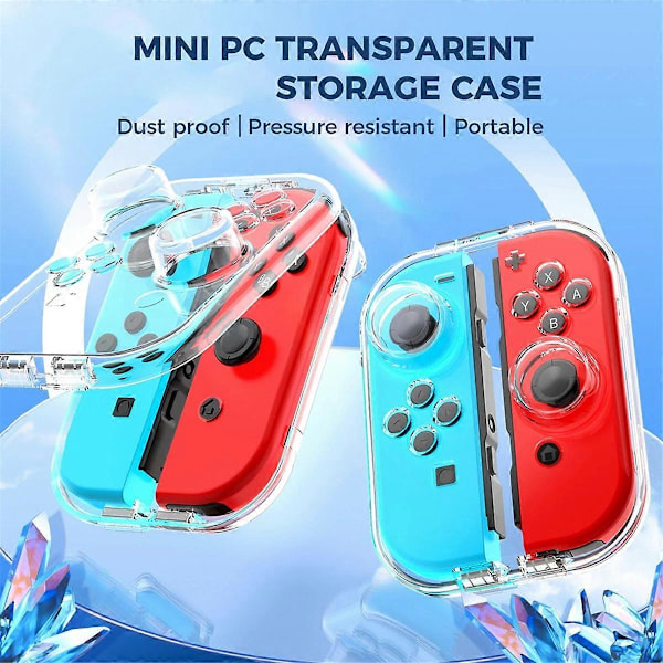 NY Mini Version PC Transparent Förvaringsbox för