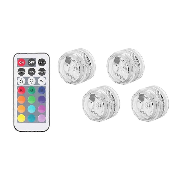 4-pack LED-lampor för Slushi FS301/FS300 kapselformad belysning