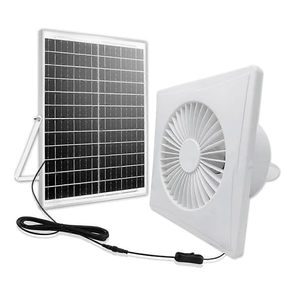 Ventilation 4-tommers højhastigheds solcelle lydløs ventilator B