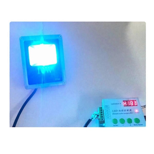 Adresserbar UCS2904 12W RGBW Högeffekts LED Pixel Modul Lampa DC12V Ingång RGBW Digital LED Lampa för Strålkastare (B)