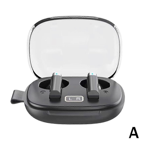 Hängande Öra AI Intelligent Realtidsöversättning Bluetooth Hörlurar Black