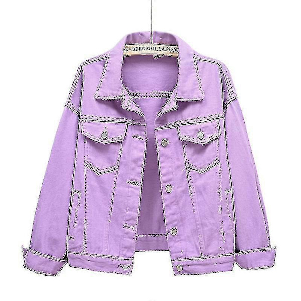 Denimjacka för dam PURPLE XL