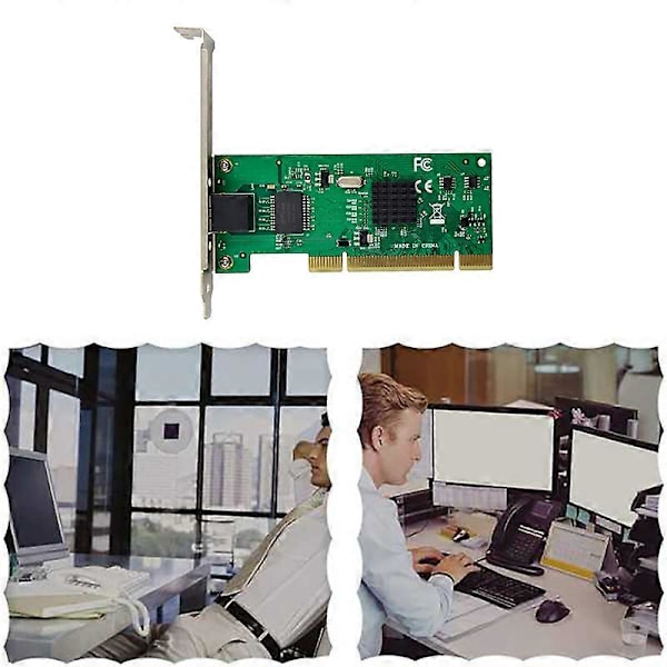 PCI RC82540EM Enkel Elektrisk Port Nätverkskort RJ45 1000Mbps Ethernet Adapter Skrivbordsserver Nätverkskort NIC