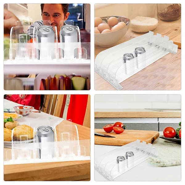 1 set Auto-push Drickes Showcase Pushers Klar Kosmetika Pusher Bricka Rack för Stormarknad
