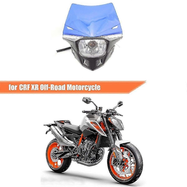 Bb708 LED Strålkastare Kåpa Strålkastar Enhet För Crf Xr Offroad Motorcykel