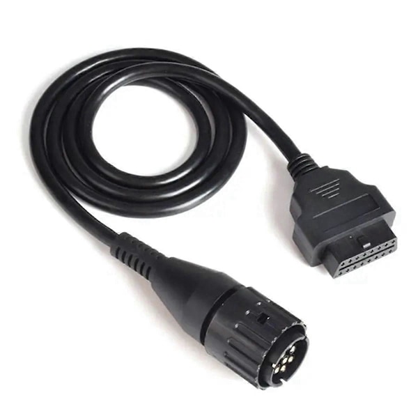 För D-kabel 10-stiftsadapter till 16-stifts OBD2-skannerförlängningskabel