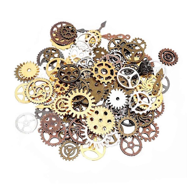 Kaulakoru Medaljonki Mekaaniset Hammasrattaat Korut Seos Steampunk Hammasratas Kellotaulu Riipus Steampunk Riipus DIY Steampunk Hammasratassarja