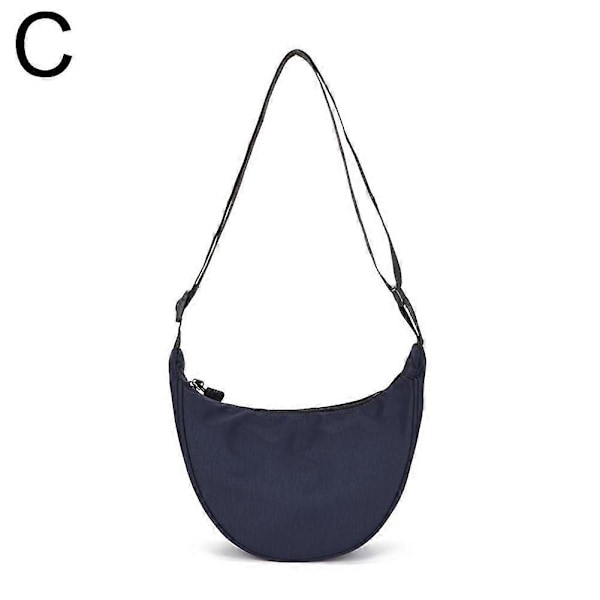 Enkel axelväska för kvinnor, enkel och mångsidig, crossbody-väska med stor kapacitet Blue