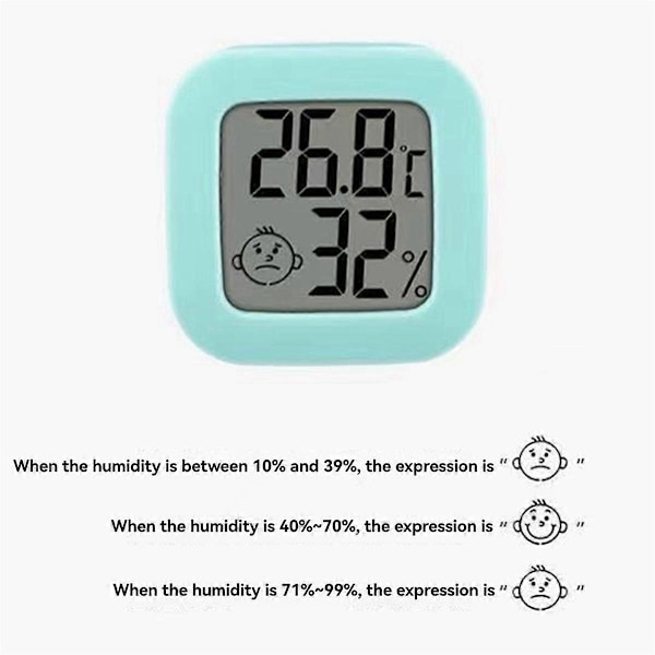 Mini Elektronisk Ansiktstermometer Hemmakontor LCD-termometer