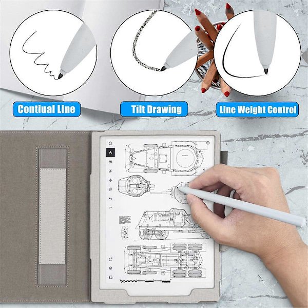 Ekstra spidser passer til Remarkable 2/1 S-Pen Super Note Stylus