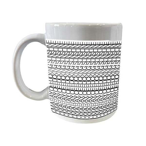 Kaffekopp i Keramik med Dolda Meddelanden för Köket B