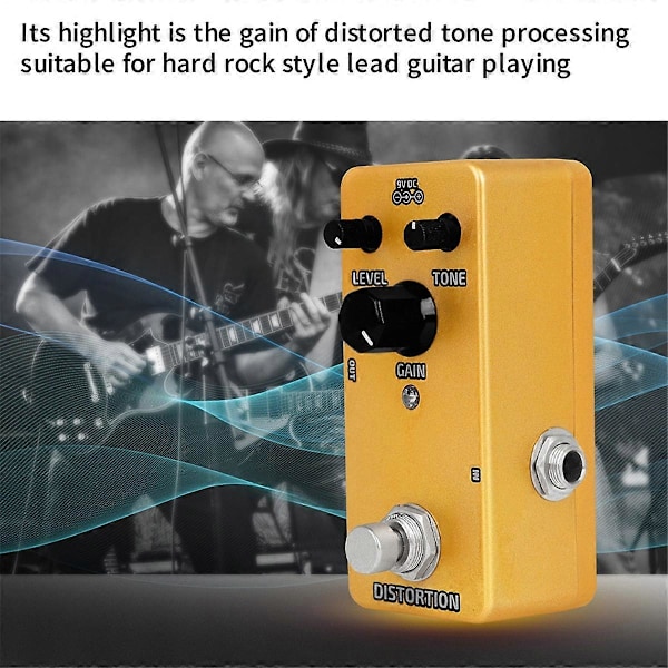 Elektrisk Gitarr Effektpedal Gitarrkompressor Booster Overdrive