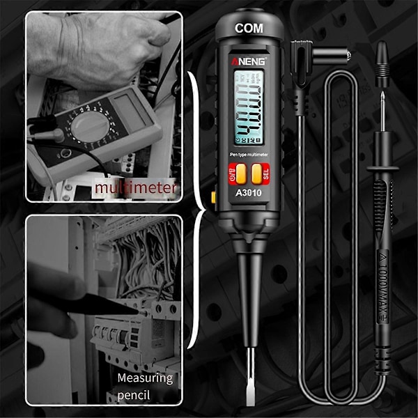 A3010 4000 Räknar Penntyp Multimeter Digital Auto Range Tester