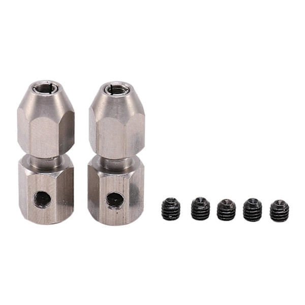 2st RC Båt Flexibel Koppling CNC Flex Collet Kopplare, 3.18X4Mm