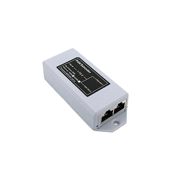 1 in 2 Ut 100M Standard POE 100M Nätverksförlängare för IP-kamera