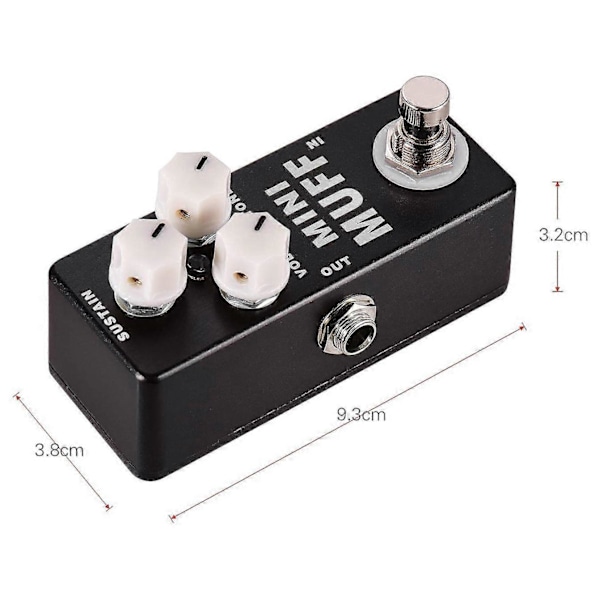 Muff Fuzz Distortion Effektpedal för Elgitarr