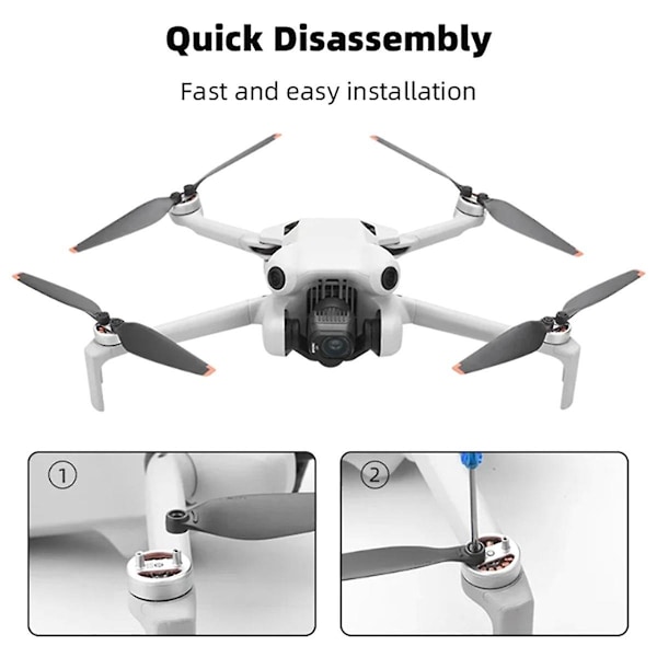 6030F Propeller för MINI 4 PRO Propeller Drönarvinge Fläkt med Skruv Ersättningstillbehör