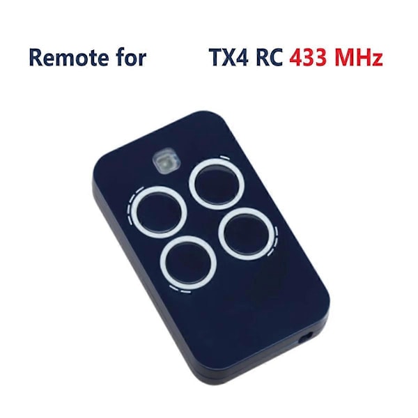 För TX4 Rullande Kod 433MHz Fjärrkontroll Garageportsöppnare