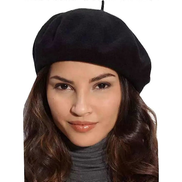 Ylle Basker Hatt Fransk Stil Mössor Mode Dam Basker Mössor För Kvinnor Flickor Dam