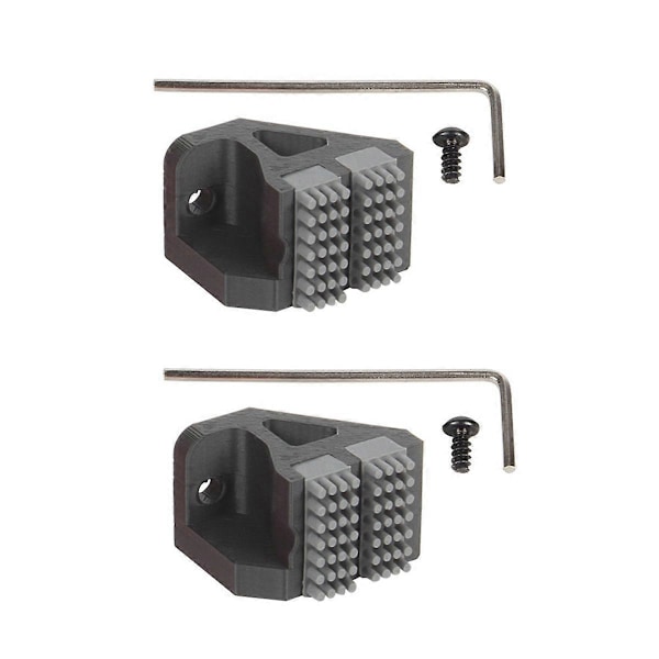 2 Set Skrivhuvudsrengörare Munstycksborste för Svart