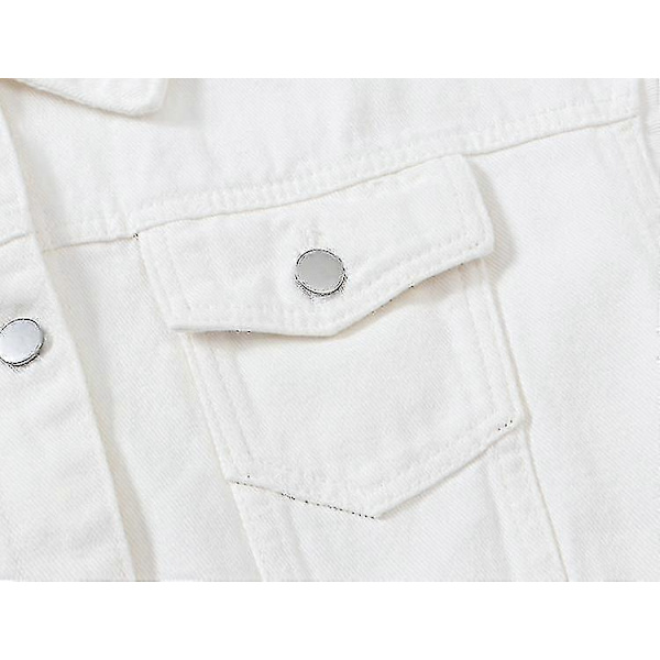 Denimjacka för dam WHITE XL