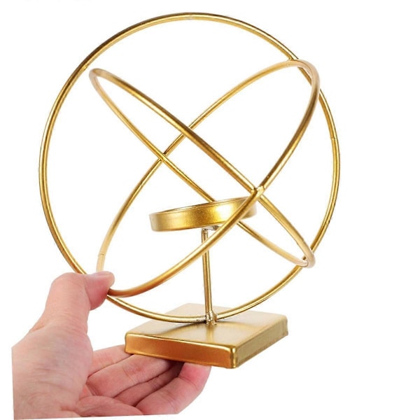 Modern Lätt Lyx Järn Ljusstake Ornament Dekorativ Ljusstake Hem Romantisk Matbord