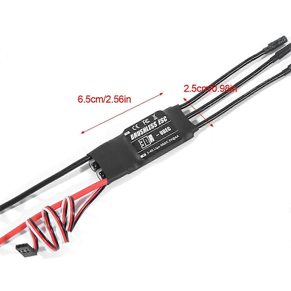 30A Harjaton ESC 2-3S Lipo RC-autolle Vene Lentokone DIY-osat