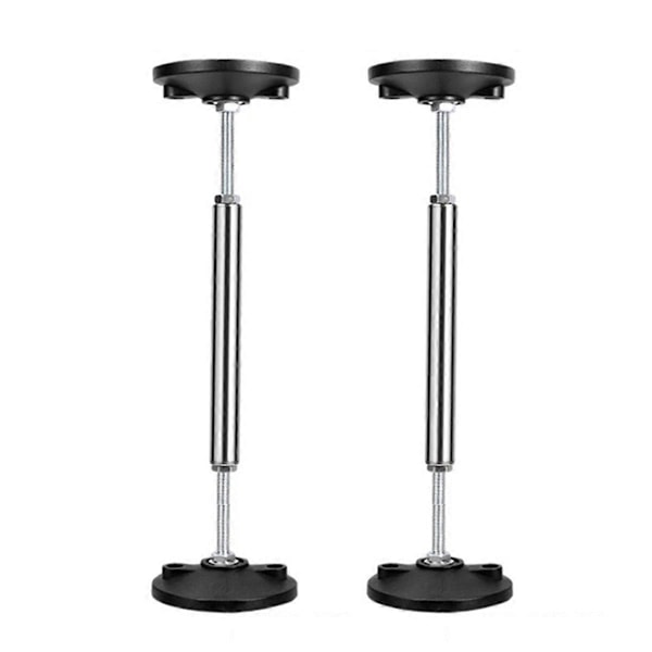 2 stk. Teleskopisk Støttestang Rustfrit Stål Skab Justerbar 30-45cm